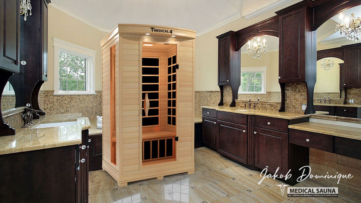 2 Person Home Full Spectrum Infrared Sauna | Medical 4™ for muscle recovery and wellness - Peak Recovery Co.