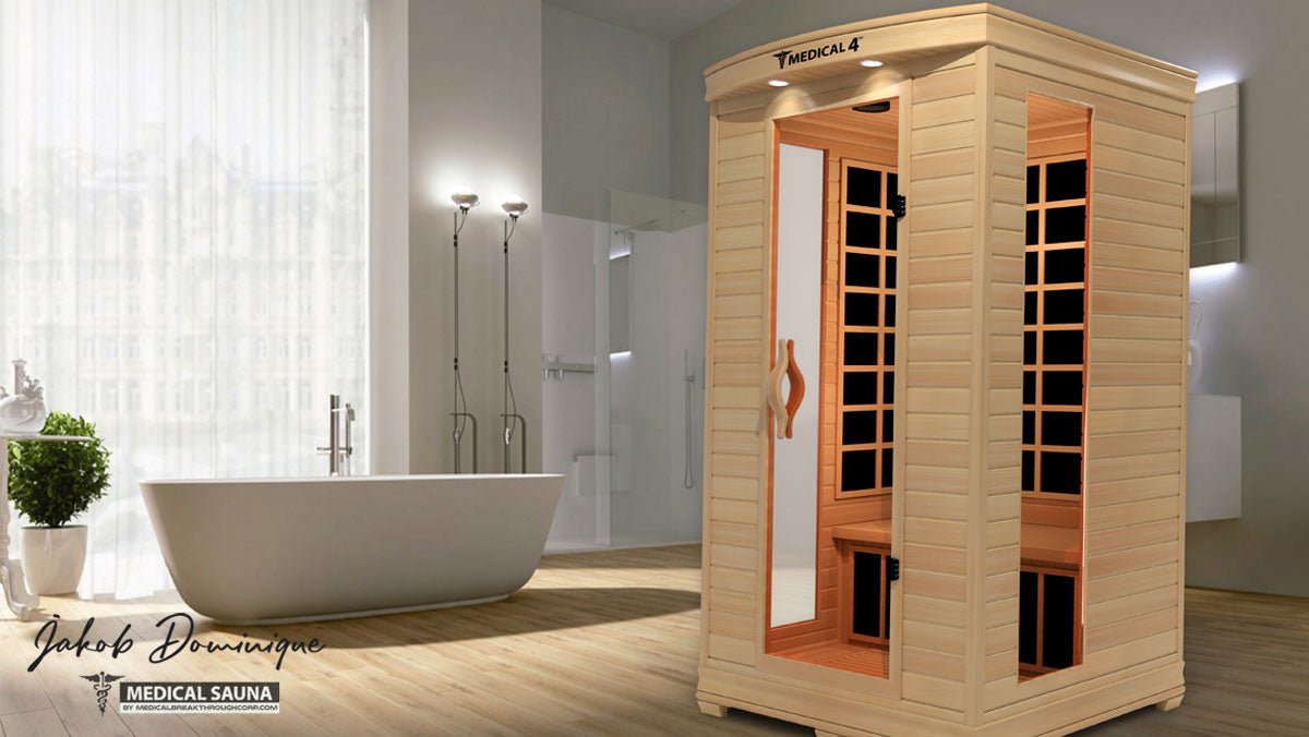 2 Person Home Full Spectrum Infrared Sauna | Medical 4™ for muscle recovery and wellness - Peak Recovery Co.