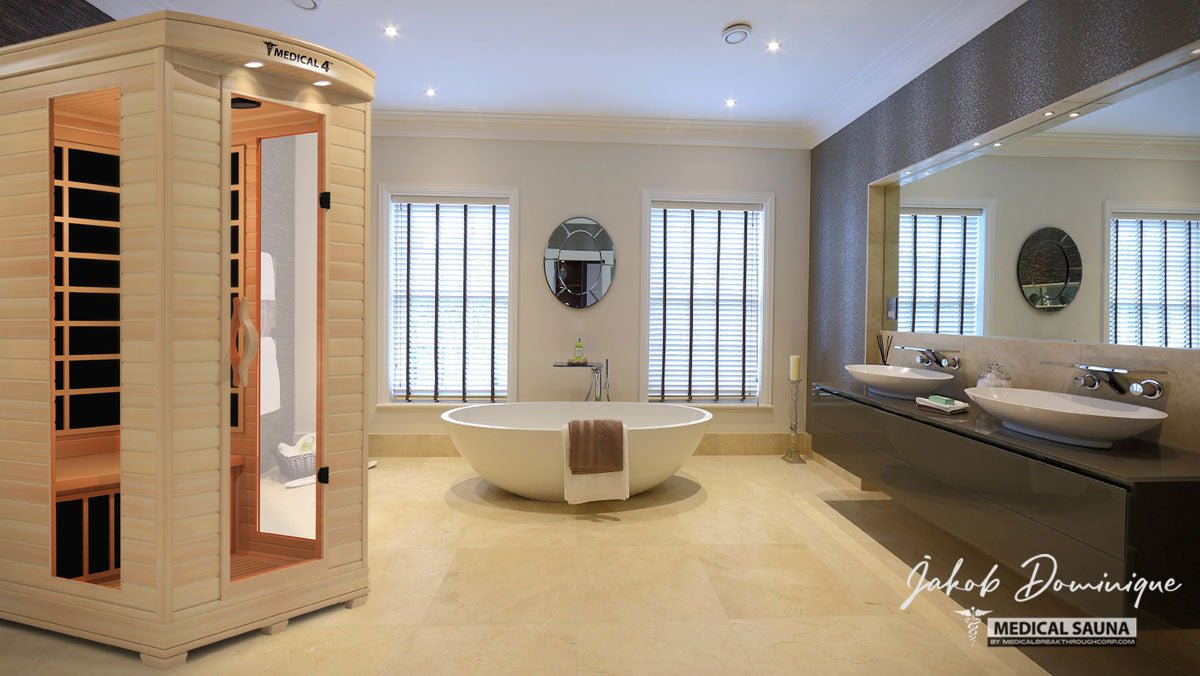 2 Person Home Full Spectrum Infrared Sauna | Medical 4™ for muscle recovery and wellness - Peak Recovery Co.