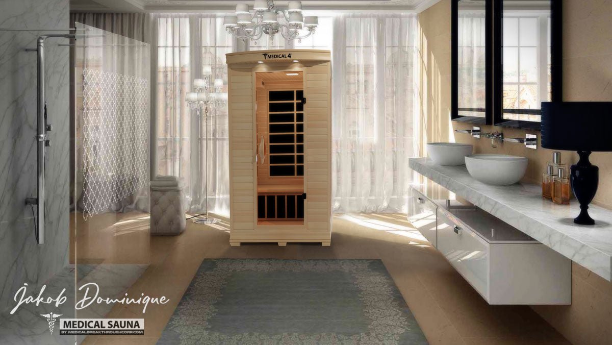 2 Person Home Full Spectrum Infrared Sauna | Medical 4™ for muscle recovery and wellness - Peak Recovery Co.