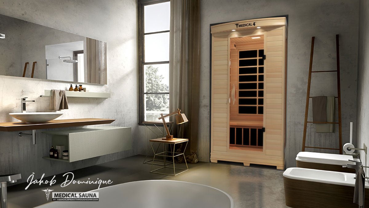 2 Person Home Full Spectrum Infrared Sauna | Medical 4™ for muscle recovery and wellness - Peak Recovery Co.