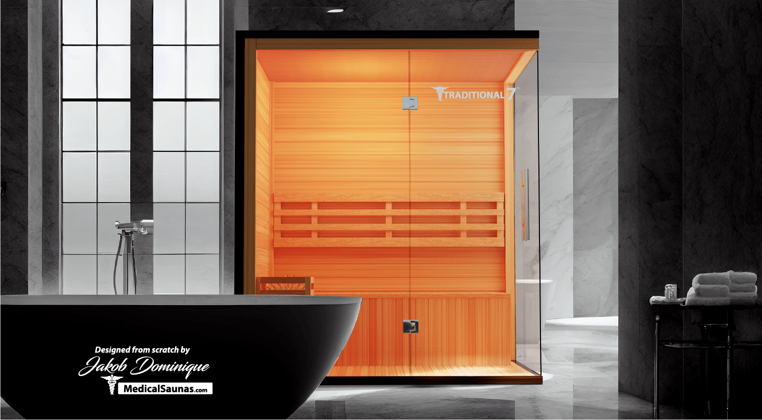 3 Person Home Steam Sauna | Traditional 7™ for muscle recovery and wellness - Peak Recovery Co.