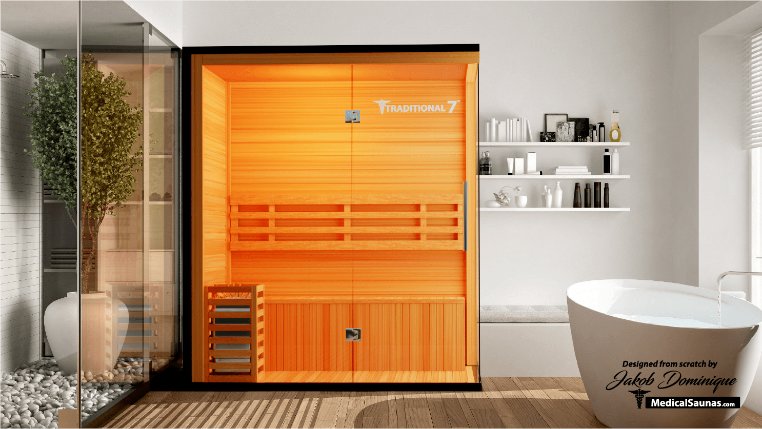 3 Person Home Steam Sauna | Traditional 7™ for muscle recovery and wellness - Peak Recovery Co.