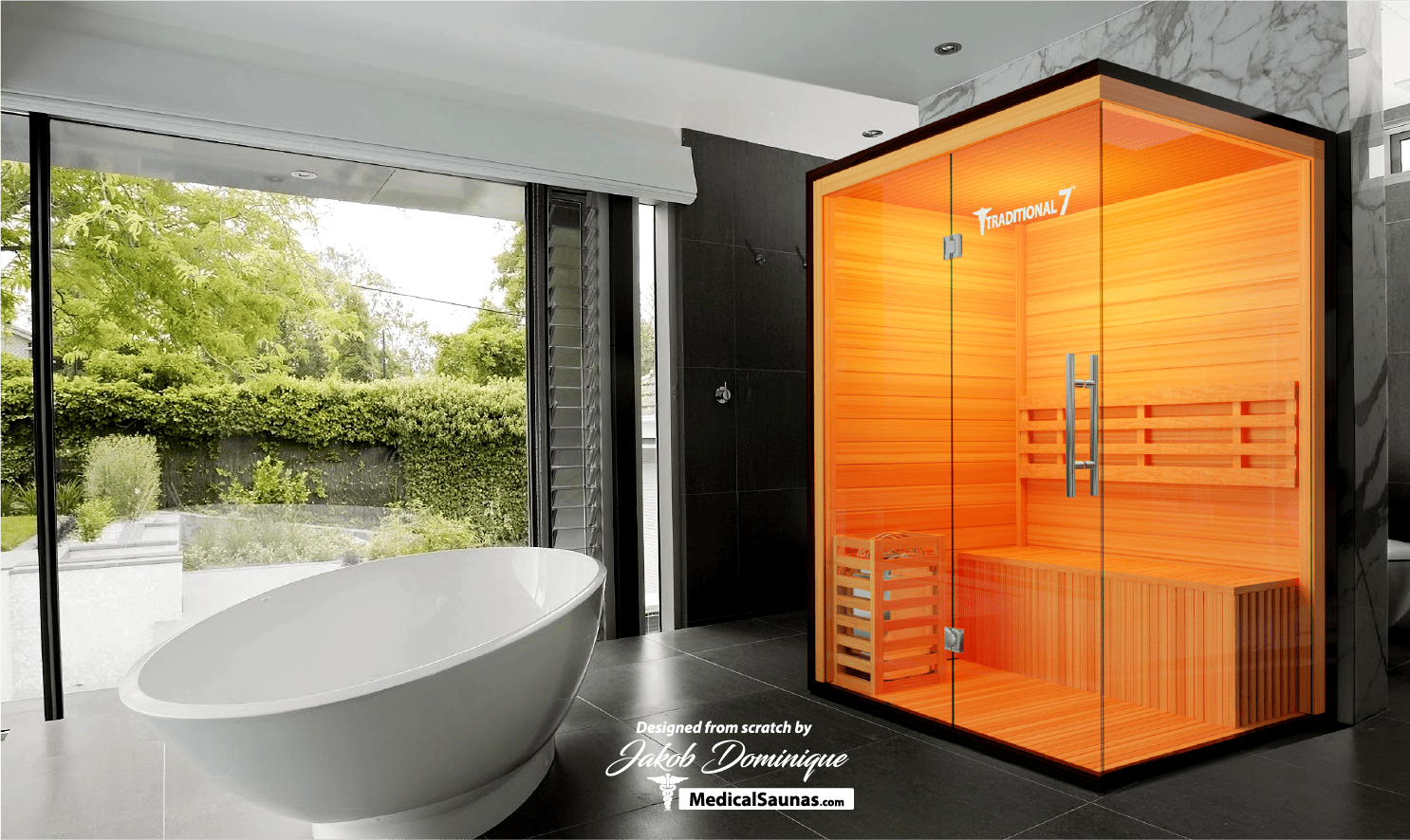 3 Person Home Steam Sauna | Traditional 7™ for muscle recovery and wellness - Peak Recovery Co.