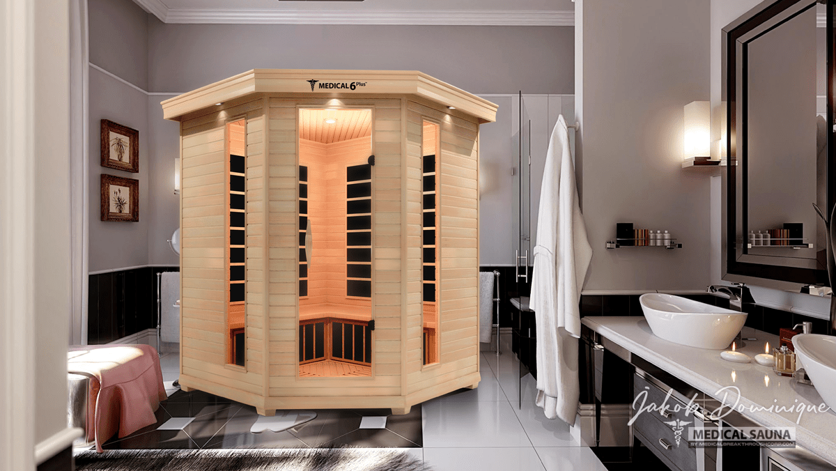 6 Person Indoor Infrared Full Spectrum Sauna | Medical 6 Plus™ for muscle recovery and wellness - Peak Recovery Co.