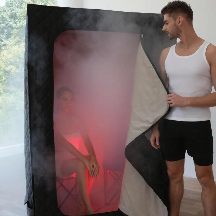 GlowSteam™ Red Light Portable Steam Sauna