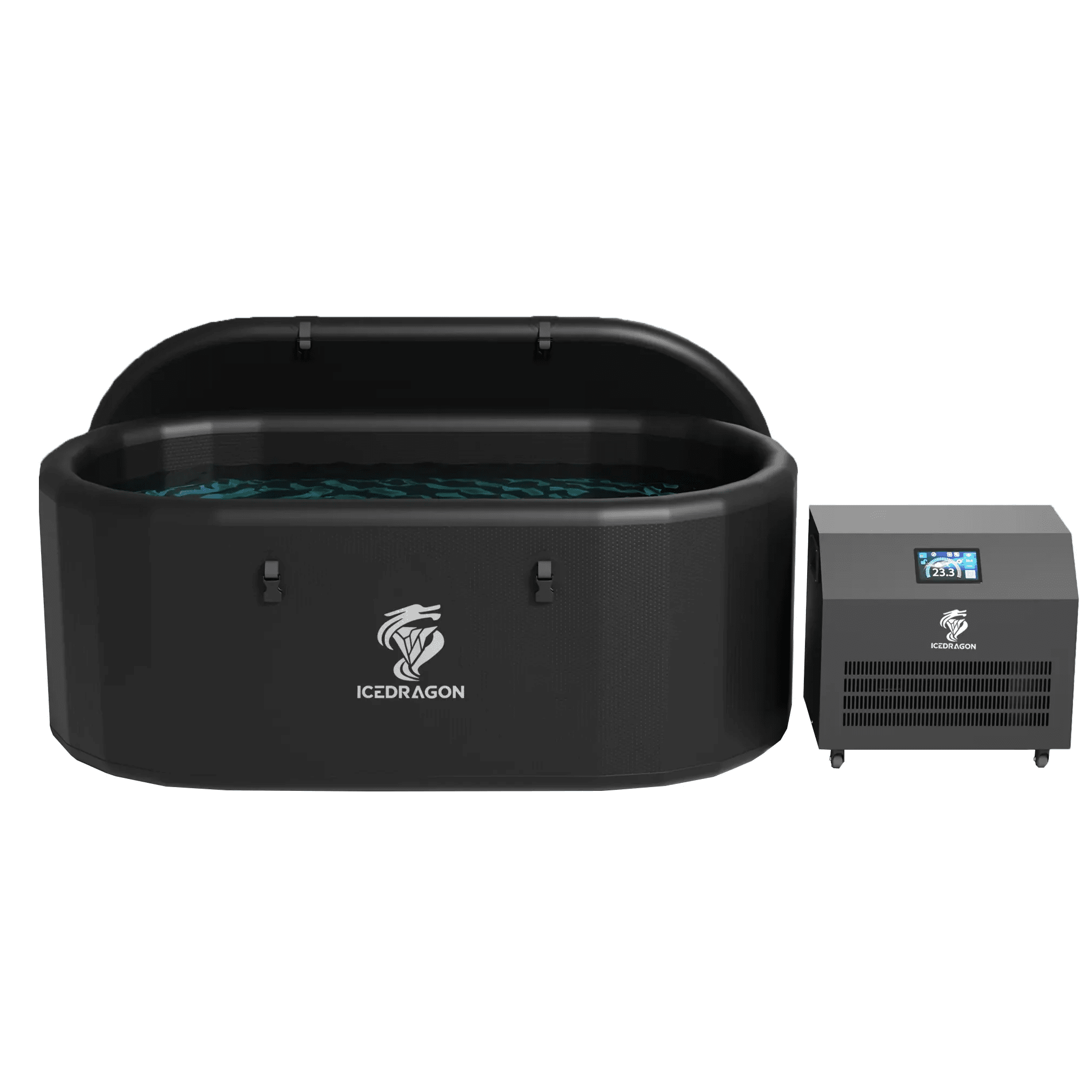 Icedragon Cold Plunge Tub Pro with 1 HP Smart Water Chiller for muscle recovery and wellness - Peak Recovery Co.