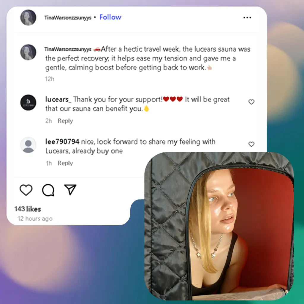 GlowSteam™ Red Light Portable Steam Sauna