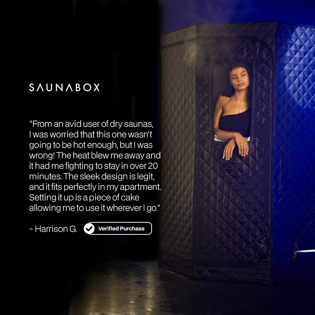 SaunaBox® SmartSteam Pro for muscle recovery and wellness - Peak Recovery Co.