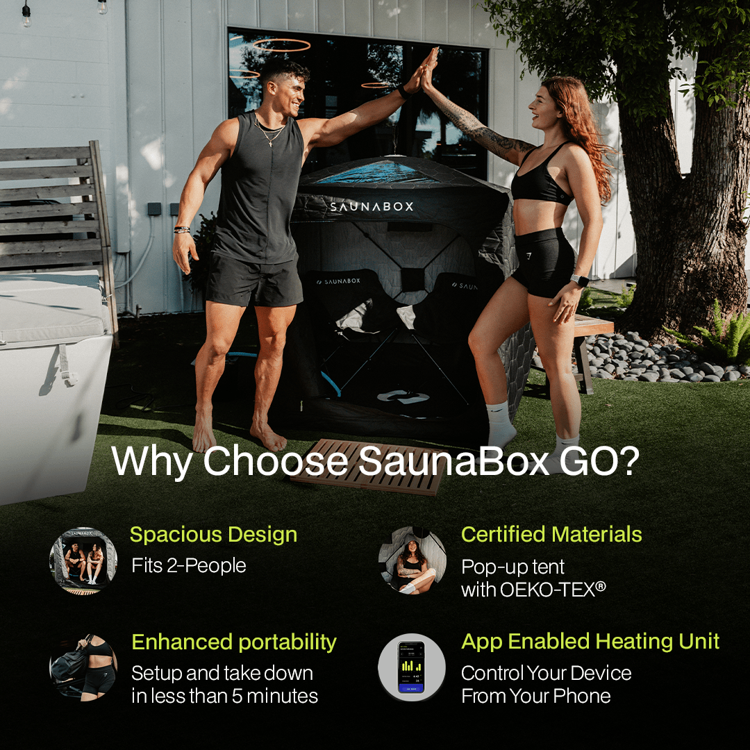 SaunaBox® SmartSteam XL for muscle recovery and wellness - Peak Recovery Co.