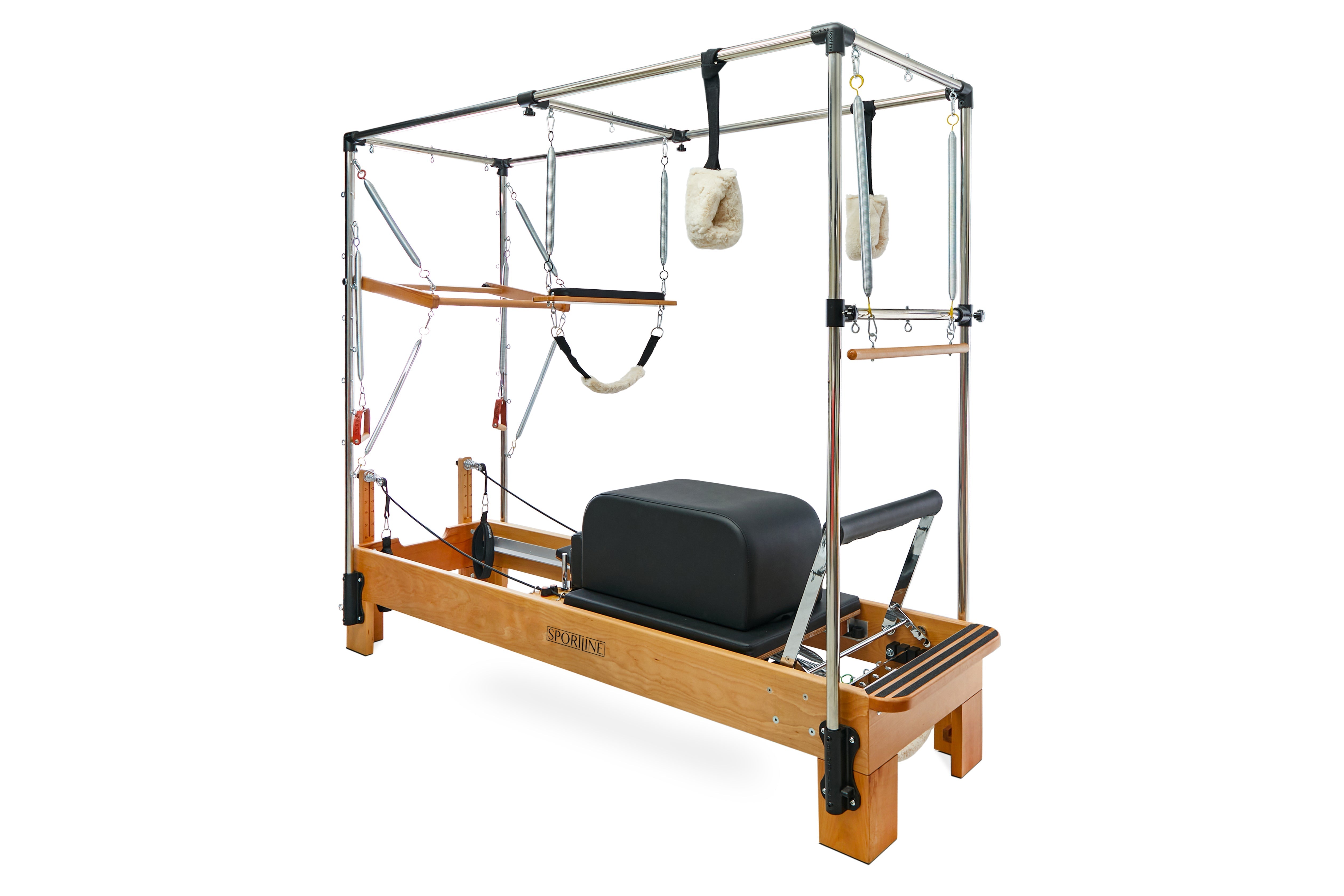Sportline™ Cadillac Reformer Bundle - Wood Series for muscle recovery and wellness - Peak Recovery Co.