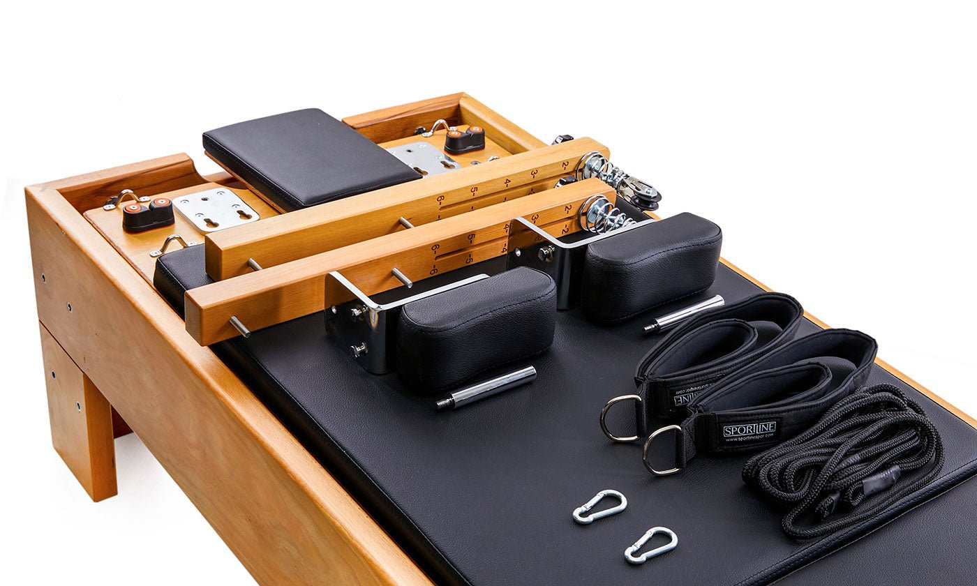 Sportline™ Reformer Bundle - Wood Series for muscle recovery and wellness - Peak Recovery Co.