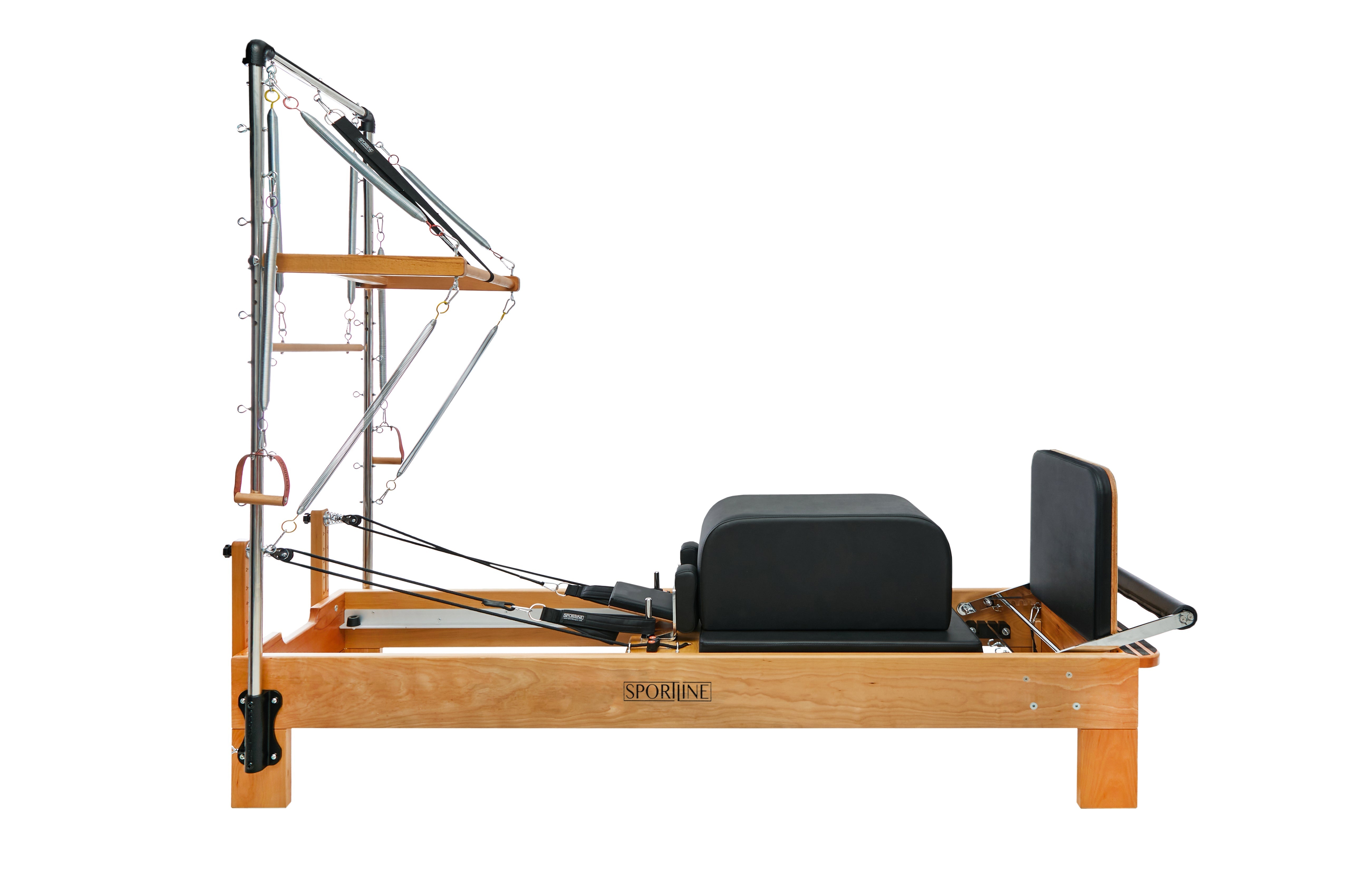 Sportline™ Reformer Tower Bundle - Wood Series for muscle recovery and wellness - Peak Recovery Co.