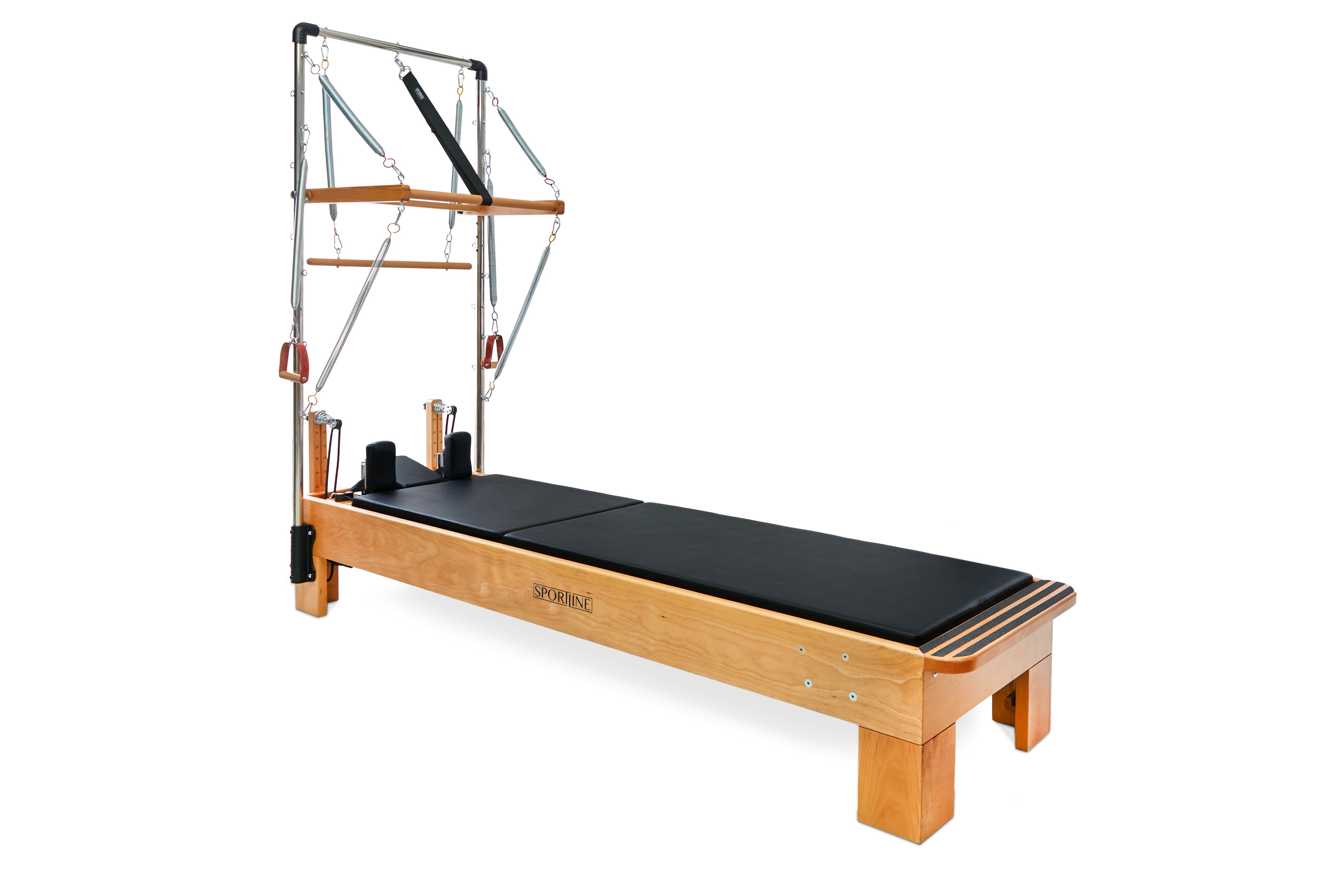 Sportline™ Reformer Tower Bundle - Wood Series for muscle recovery and wellness - Peak Recovery Co.