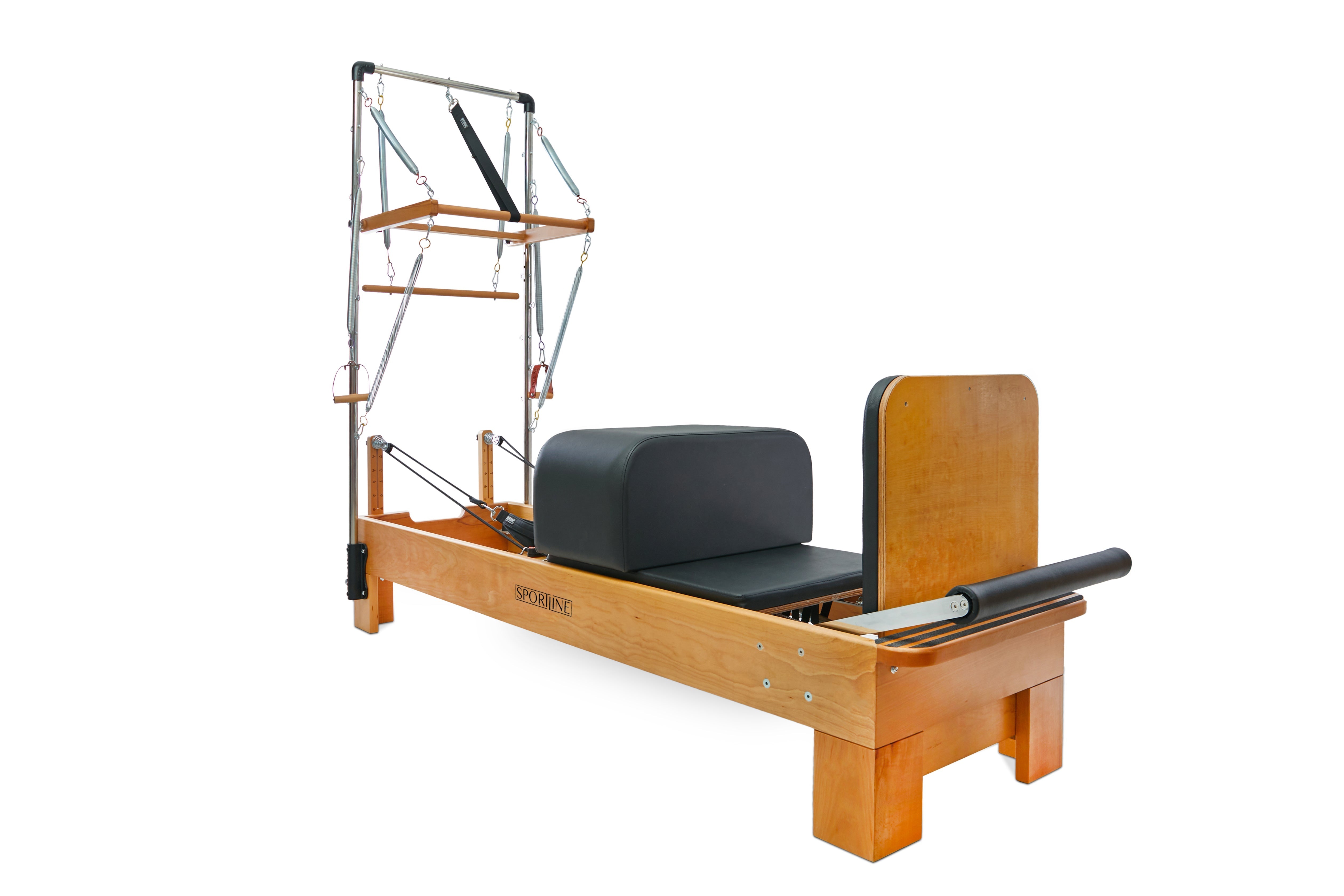 Sportline™ Reformer Tower Bundle - Wood Series for muscle recovery and wellness - Peak Recovery Co.