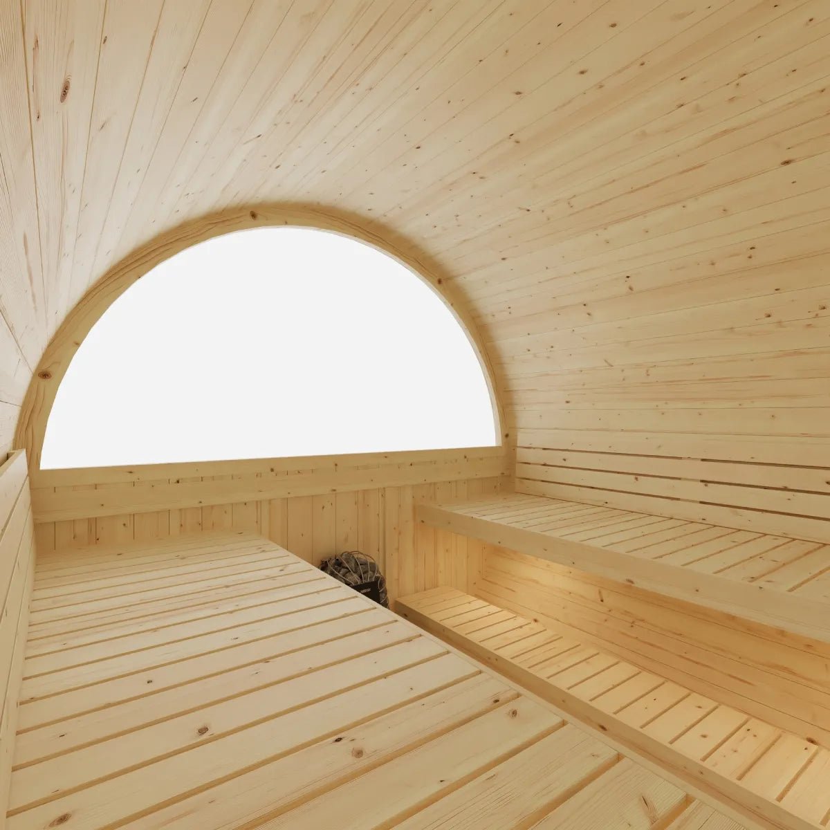 Vassa Finnish Barrel Sauna with WiFi Heater - Finnish Sauna Builders for muscle recovery and wellness - Peak Recovery Co.