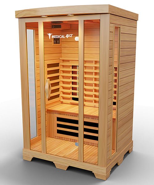 2 Person Home Full Spectrum Infrared Sauna | Medical 4™ for muscle recovery and wellness - Peak Recovery Co.