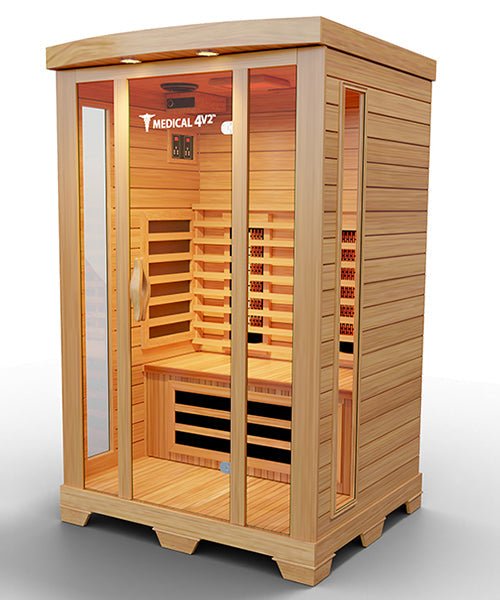 2 Person Home Full Spectrum Infrared Sauna | Medical 4™ for muscle recovery and wellness - Peak Recovery Co.