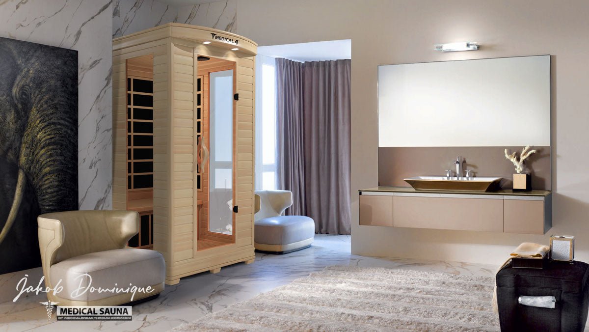 2 Person Home Full Spectrum Infrared Sauna | Medical 4™ for muscle recovery and wellness - Peak Recovery Co.