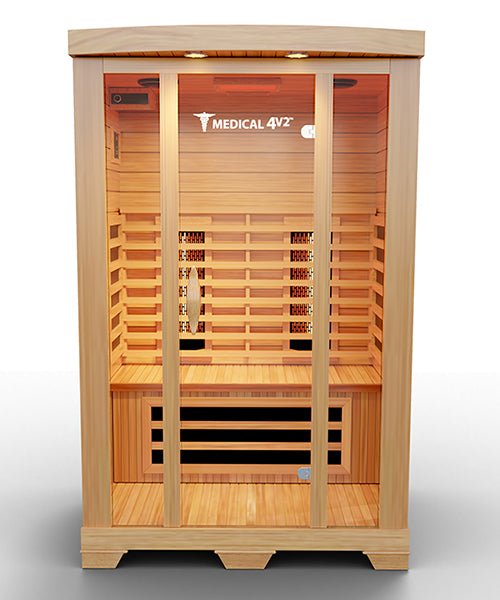 2 Person Home Full Spectrum Infrared Sauna | Medical 4™ for muscle recovery and wellness - Peak Recovery Co.