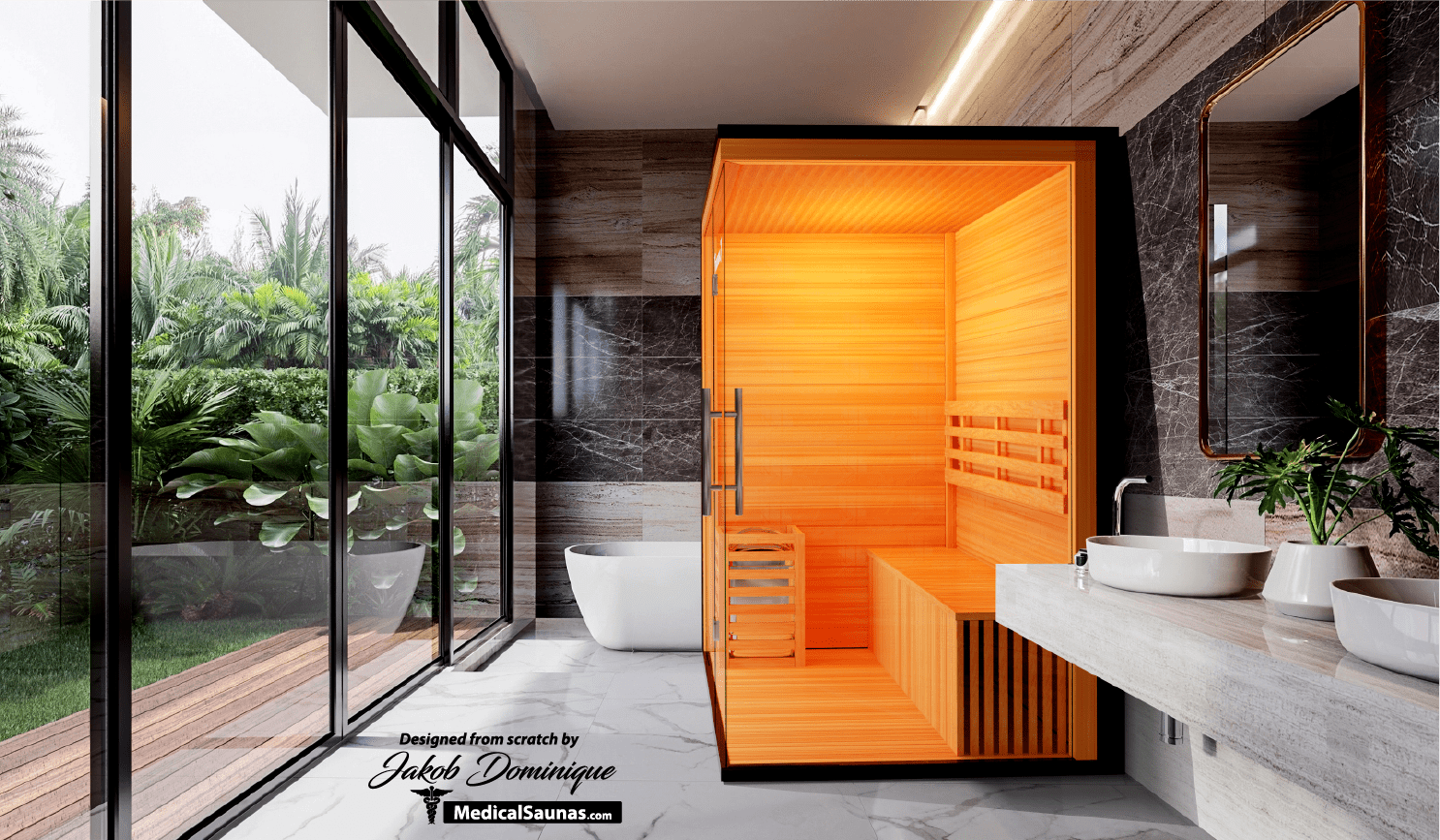 3 Person Home Steam Sauna | Traditional 7™ for muscle recovery and wellness - Peak Recovery Co.