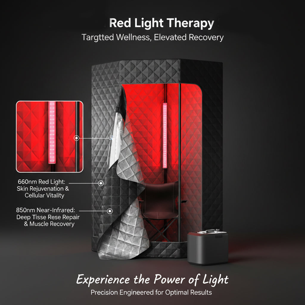 Red Light Therapy for Saunas All | Heat Resistant Sauna Red Light Wand