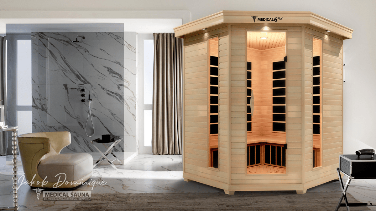 6 Person Indoor Infrared Full Spectrum Sauna | Medical 6 Plus™ for muscle recovery and wellness - Peak Recovery Co.