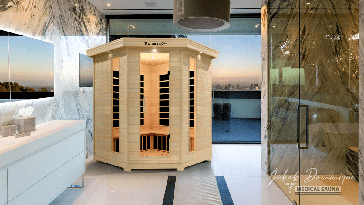 6 Person Indoor Infrared Full Spectrum Sauna | Medical 6 Plus™ for muscle recovery and wellness - Peak Recovery Co.