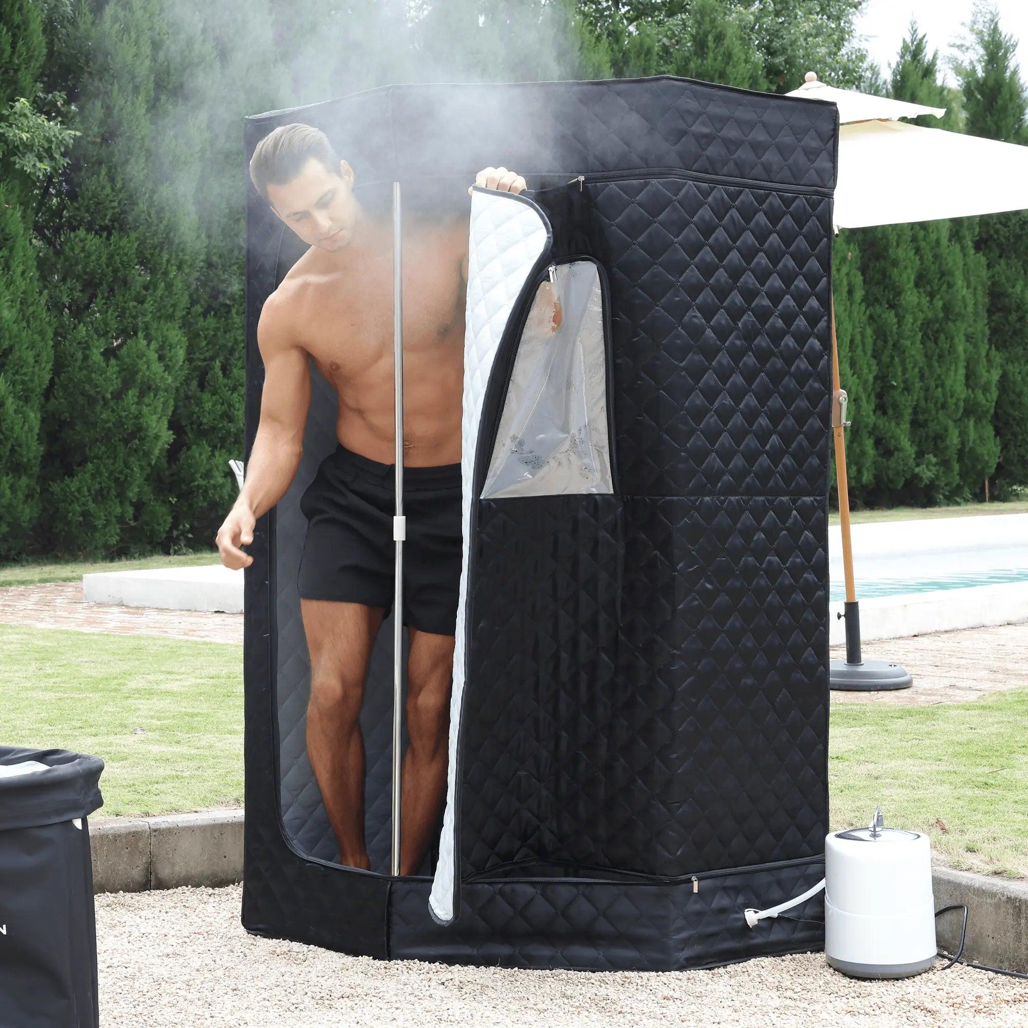 GlowSteam™  Red Light Portable Steam Sauna