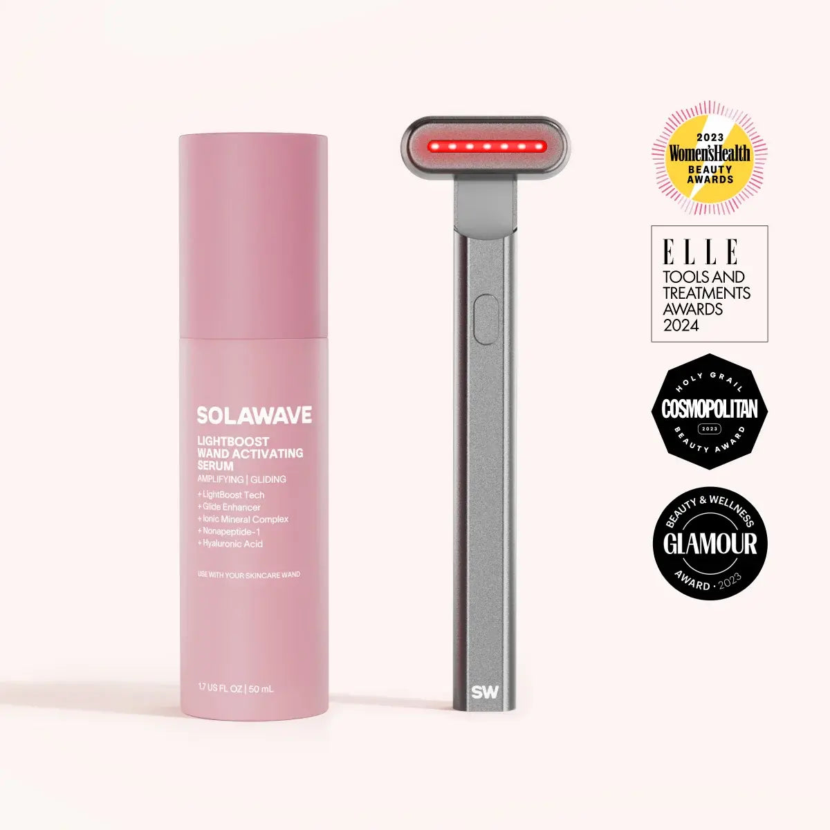 Red Light Therapy Wand & Activating Serum Kit