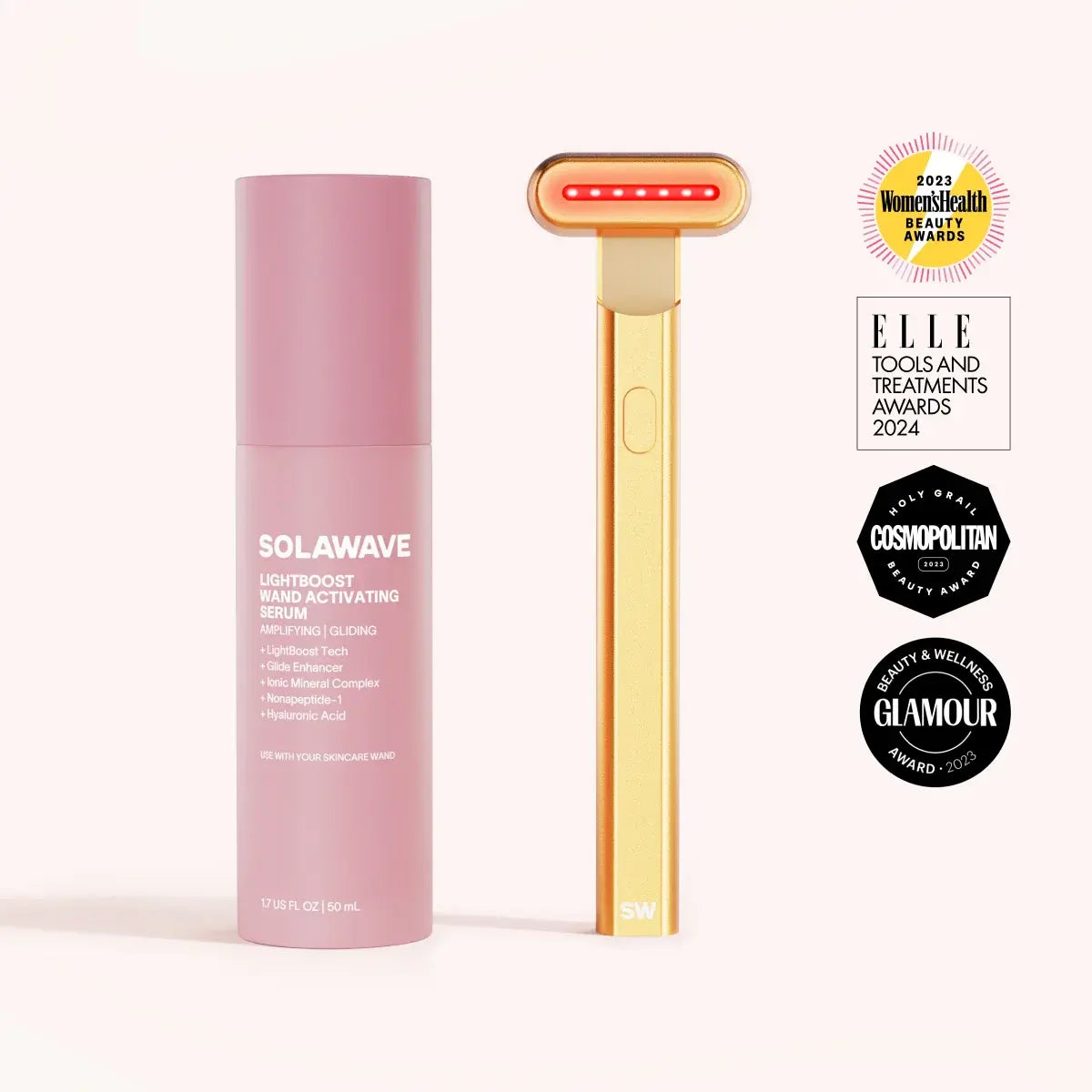 Red Light Therapy Wand & Activating Serum Kit