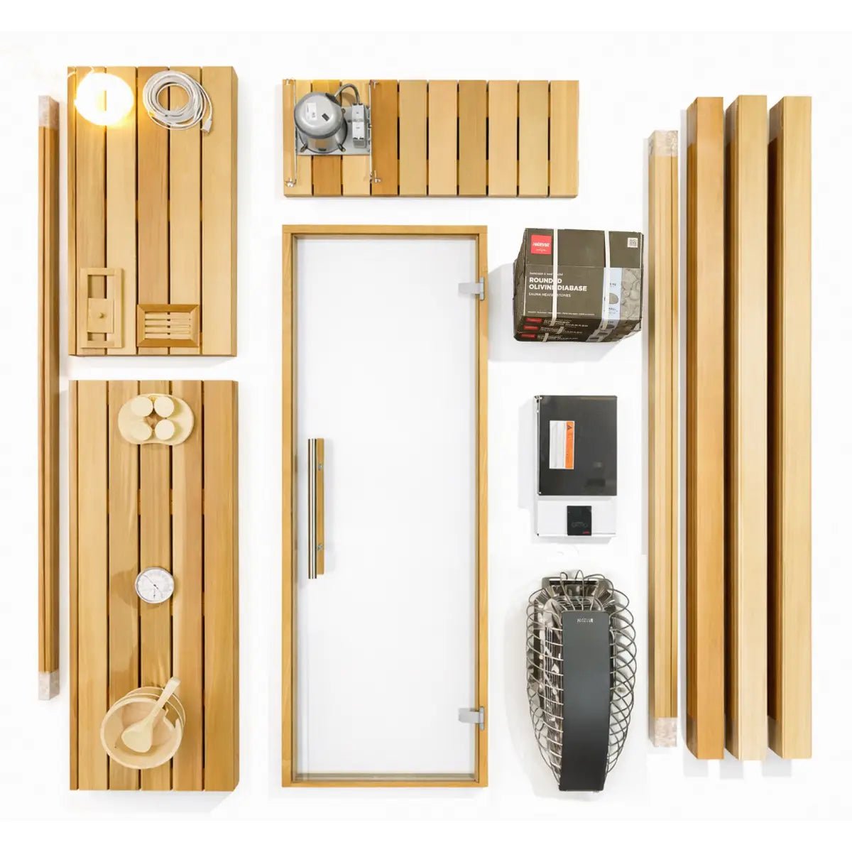 Custom Indoor Sauna Room - 8' x 9' x 8' - Finnish Sauna Builders for muscle recovery and wellness - Peak Recovery Co.
