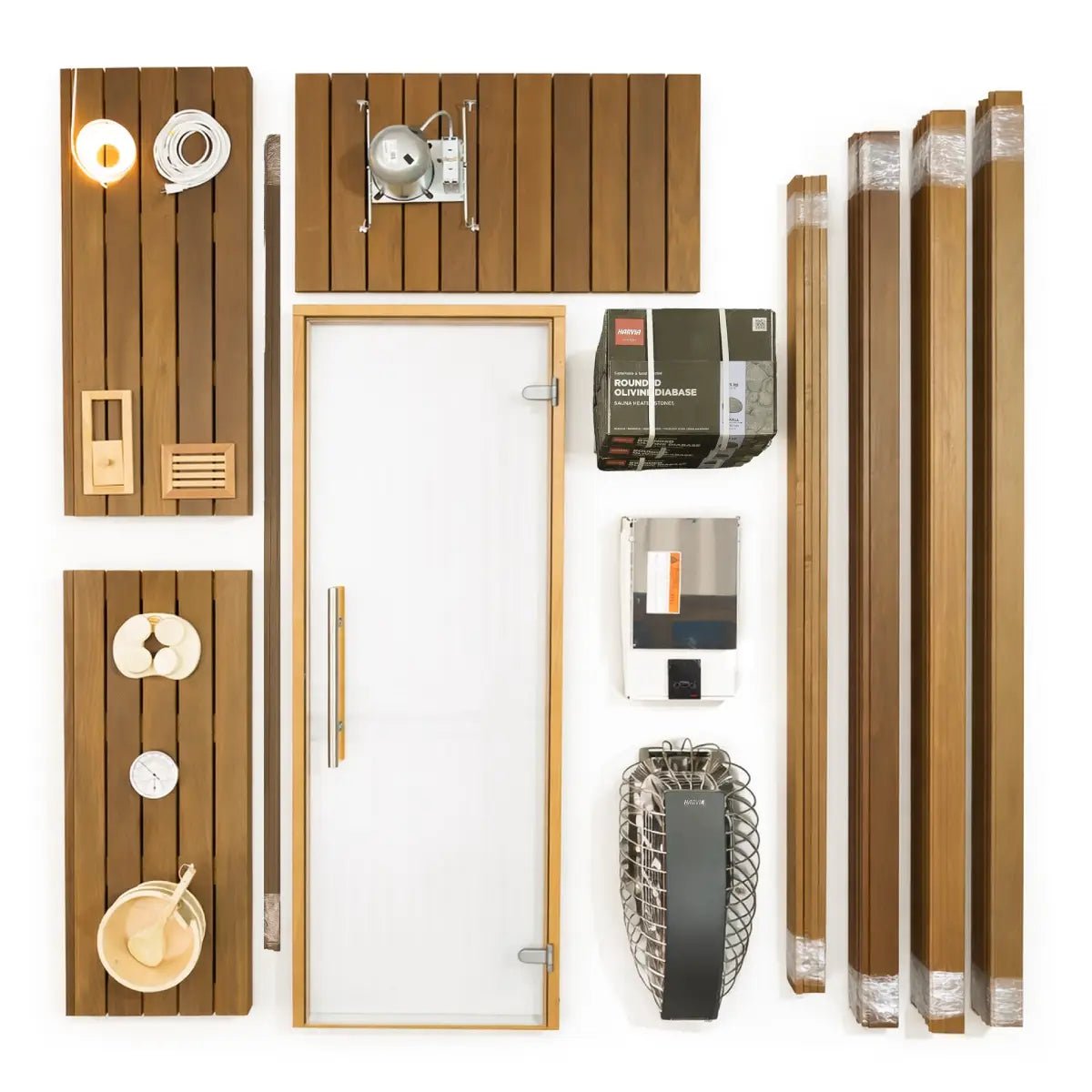 Custom Indoor Sauna Room - 8' x 9' x 8' - Finnish Sauna Builders for muscle recovery and wellness - Peak Recovery Co.