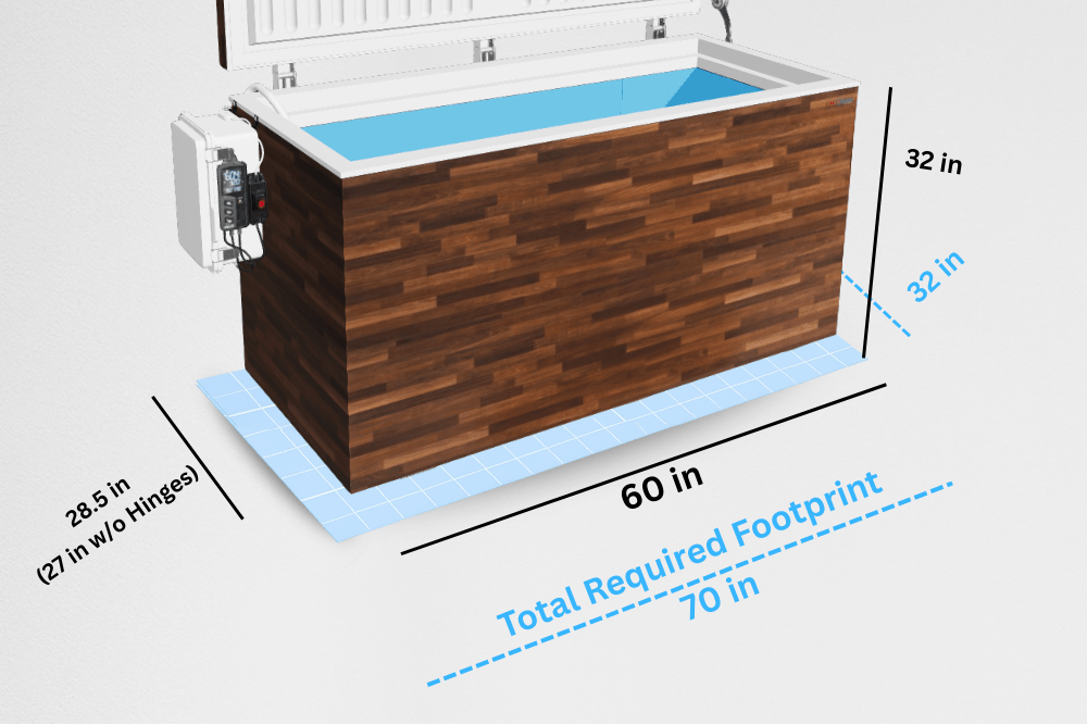 Fire Cold Plunge All - In - One for muscle recovery and wellness - Peak Recovery Co.