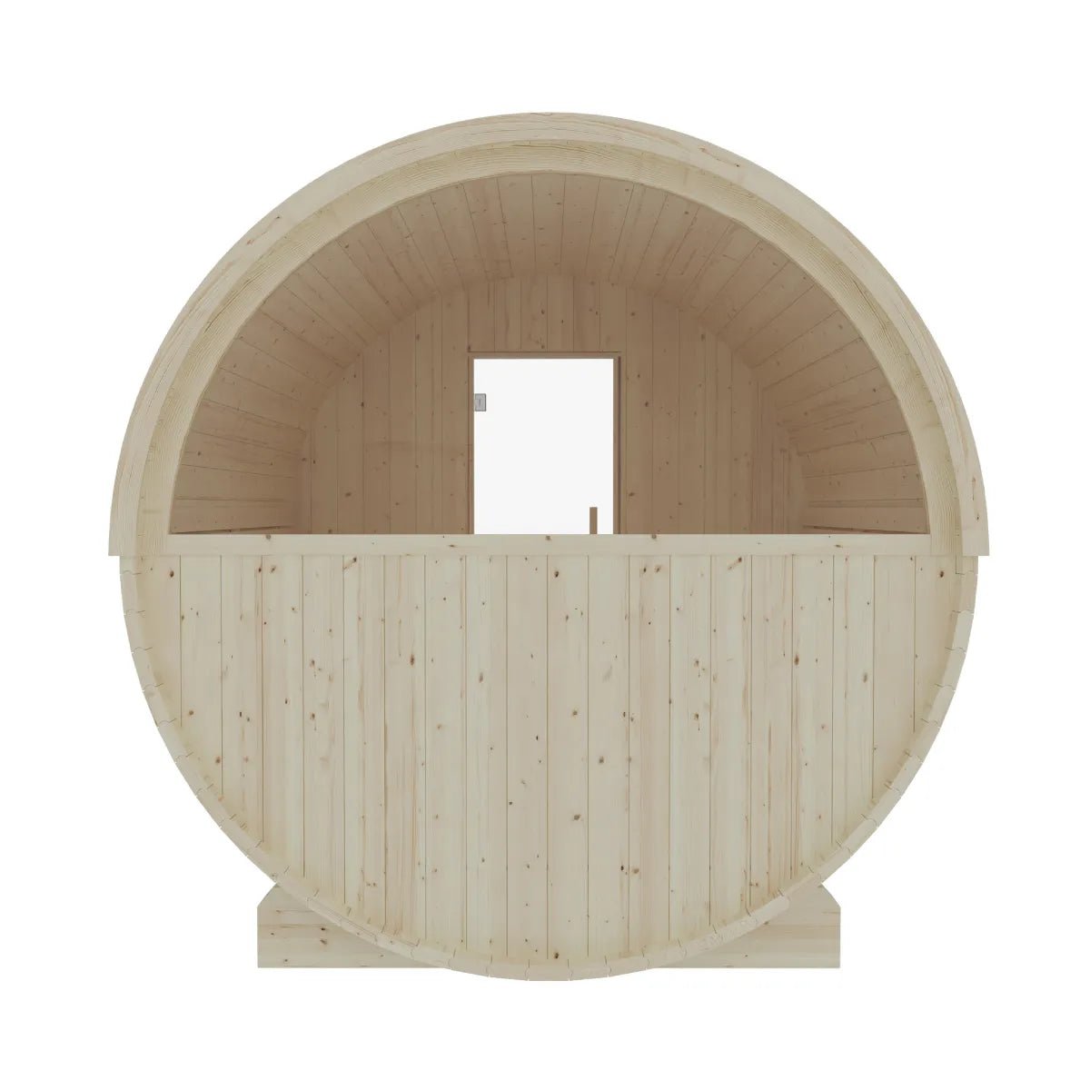 Helsinki Finnish Barrel Sauna with Terrace and WiFi Heater - Finnish Sauna Builders for muscle recovery and wellness - Peak Recovery Co.