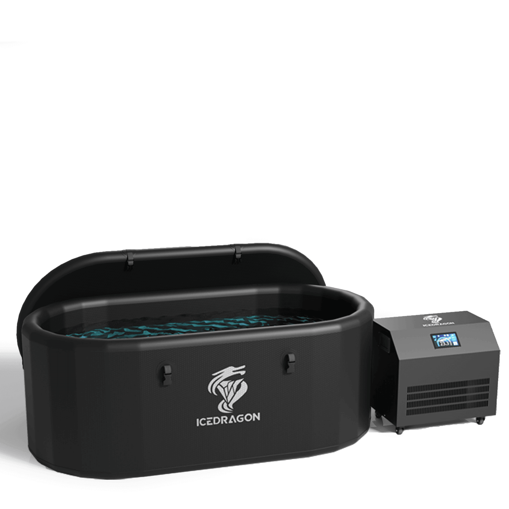 Icedragon Cold Plunge Tub Pro with 1 HP Smart Water Chiller for muscle recovery and wellness - Peak Recovery Co.