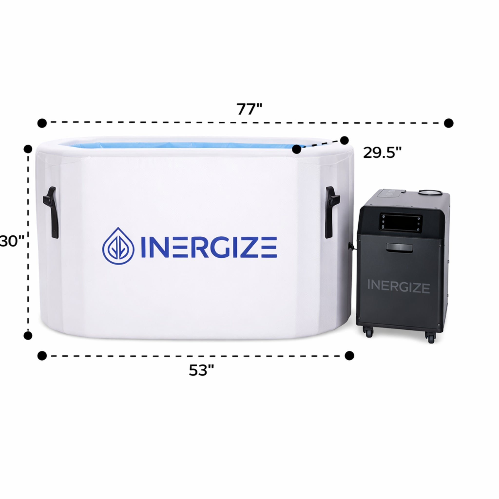 Inergize Cold Plunge Elite Tub – Advanced Recovery System for muscle recovery and wellness - Peak Recovery Co.