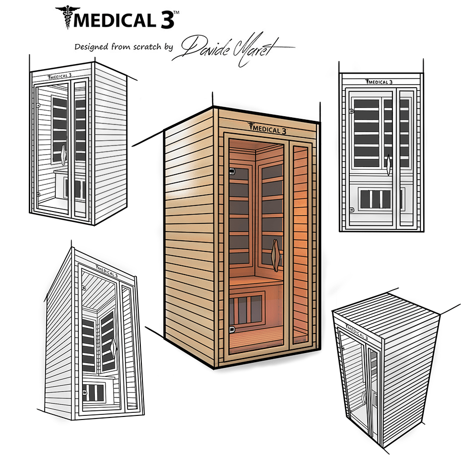 Personal Home Infrared Full Spectrum Sauna | Medical 3™ for muscle recovery and wellness - Peak Recovery Co.