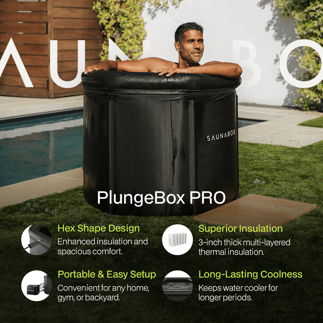 PlungeBox PRO: Enhanced Thermal Insulation Tub for muscle recovery and wellness - Peak Recovery Co.