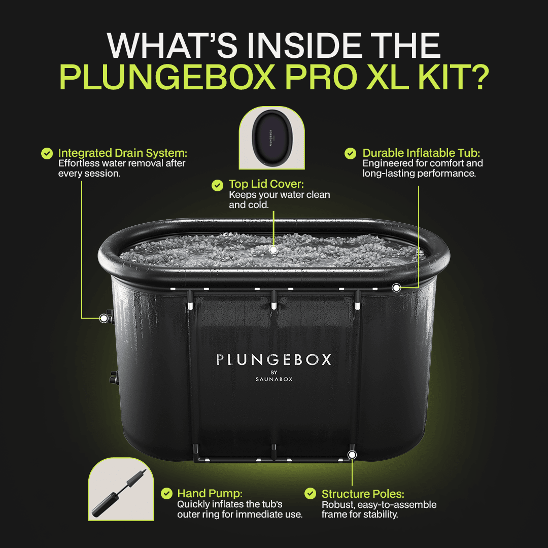 PlungeBox XL: Lay-Flat Cold Tub for muscle recovery and wellness - Peak Recovery Co.