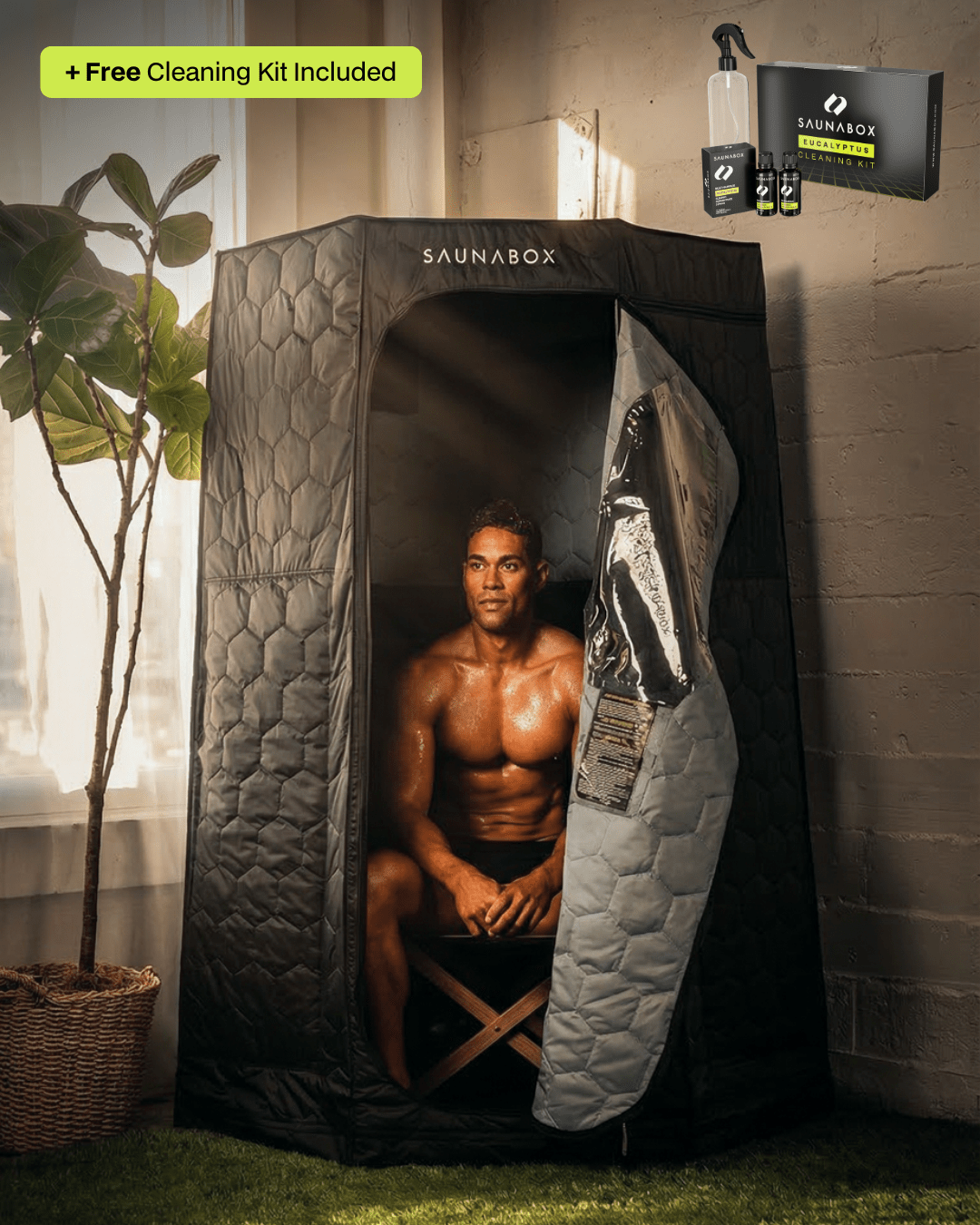 SaunaBox® Pulse PRO: Infrared Sauna with Red - light Therapy for muscle recovery and wellness - Peak Recovery Co.