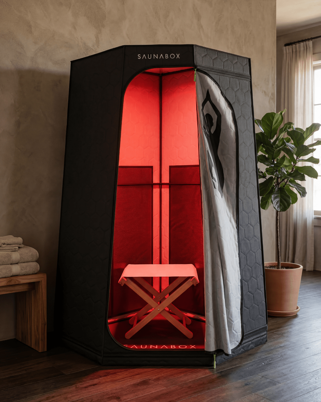 SaunaBox® Pulse PRO: Infrared Sauna with Red - light Therapy for muscle recovery and wellness - Peak Recovery Co.