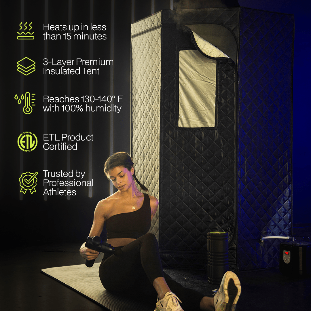 SaunaBox® SmartSteam Pro for muscle recovery and wellness - Peak Recovery Co.