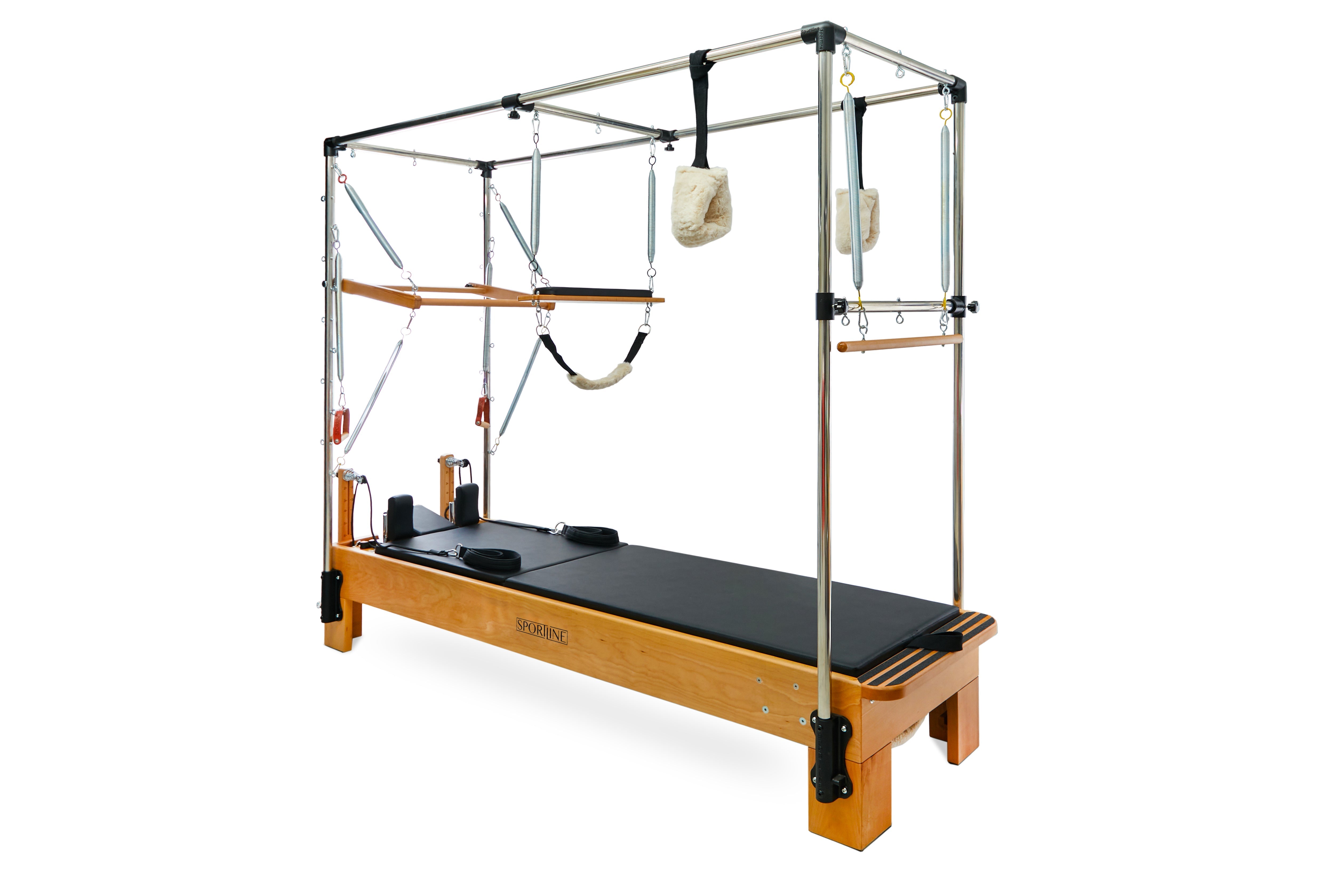 Sportline™ Cadillac Reformer Bundle - Wood Series for muscle recovery and wellness - Peak Recovery Co.