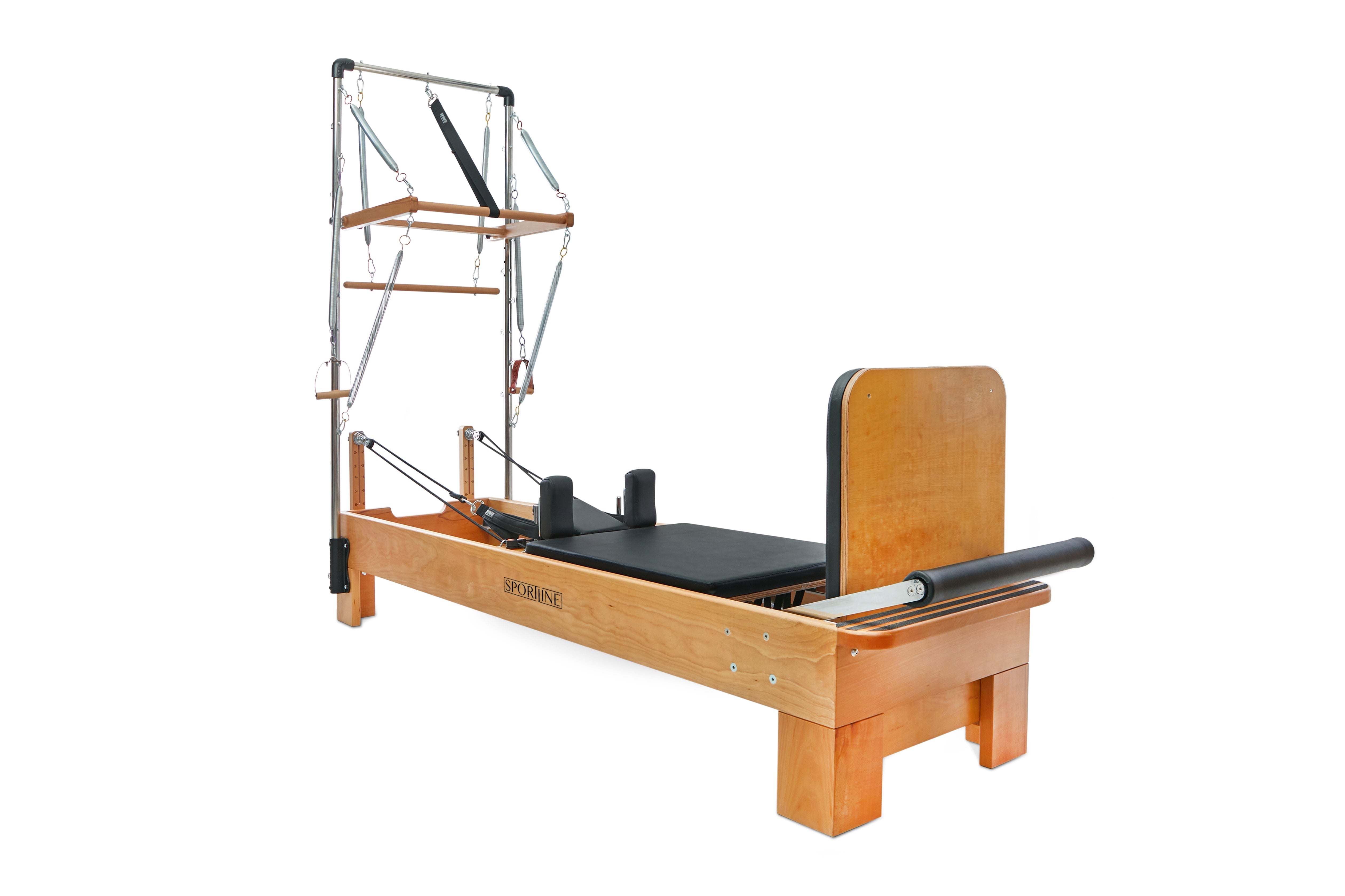 Sportline™ Reformer Tower Bundle - Wood Series for muscle recovery and wellness - Peak Recovery Co.