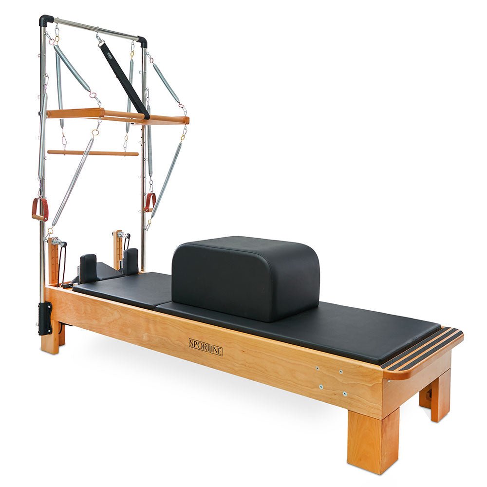Sportline™ Reformer Tower Bundle - Wood Series for muscle recovery and wellness - Peak Recovery Co.