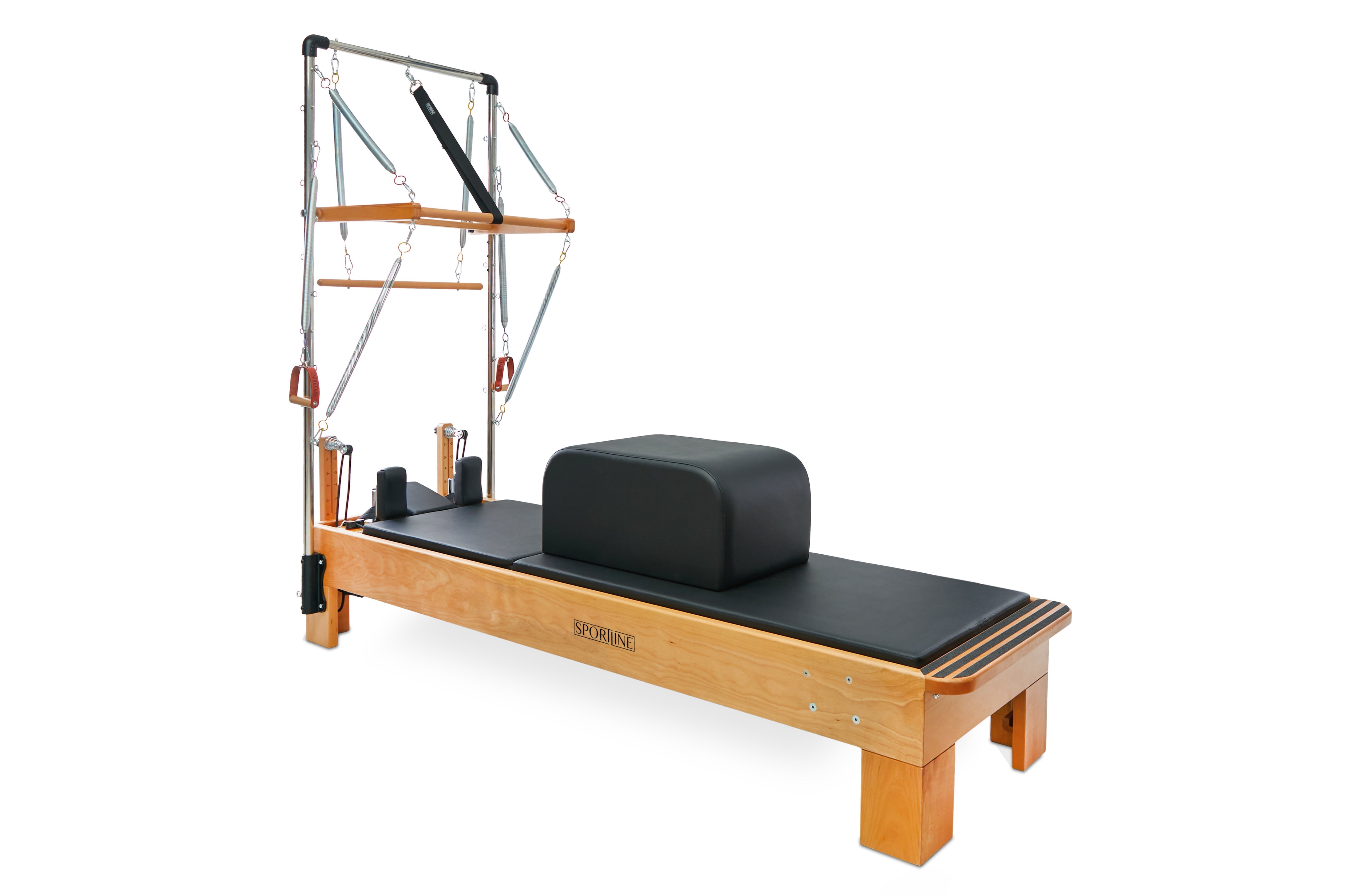 Sportline™ Reformer Tower Bundle - Wood Series for muscle recovery and wellness - Peak Recovery Co.