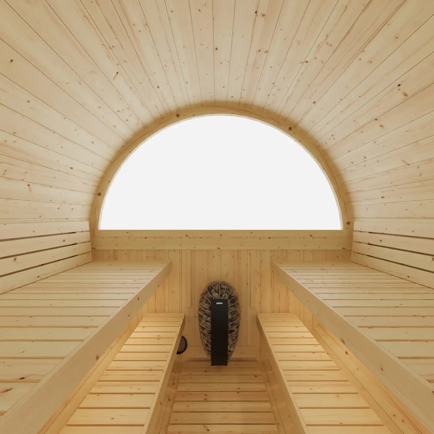 Tampere Finnish Barrel Sauna with WiFi Heater - Finnish Sauna Builders for muscle recovery and wellness - Peak Recovery Co.