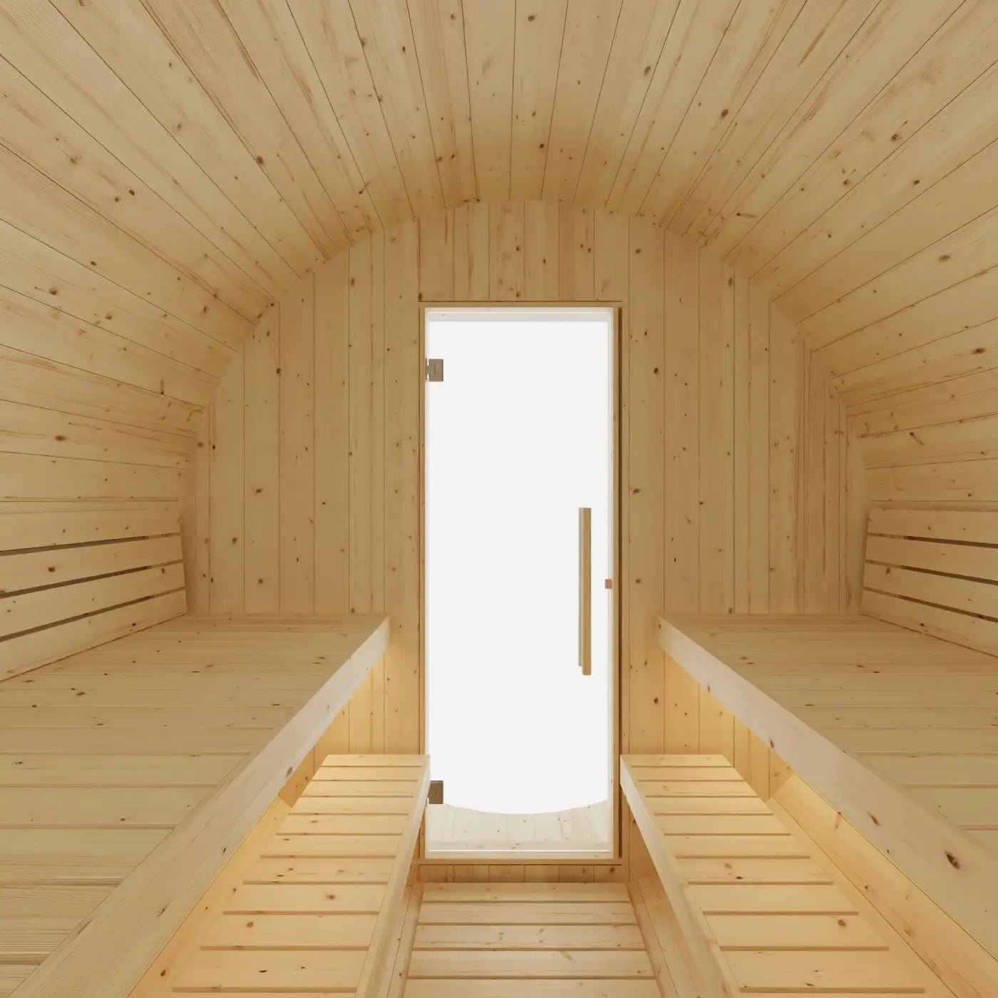 Tampere Finnish Barrel Sauna with WiFi Heater - Finnish Sauna Builders for muscle recovery and wellness - Peak Recovery Co.
