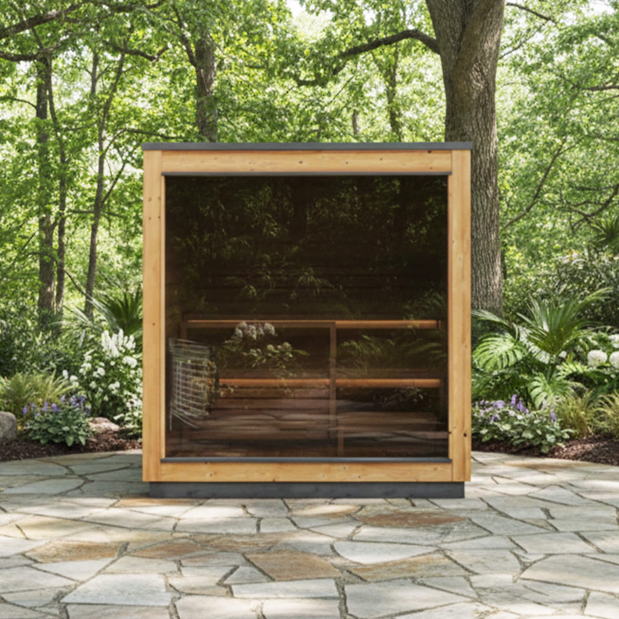 ThermaSol Nordic Dawn Outdoor Sauna - 4-Person for muscle recovery and wellness - Peak Recovery Co.